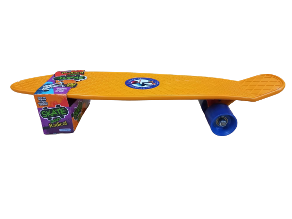 Skate Cruiser Radical Amarelo e Azul - Scr120 Brinquemix