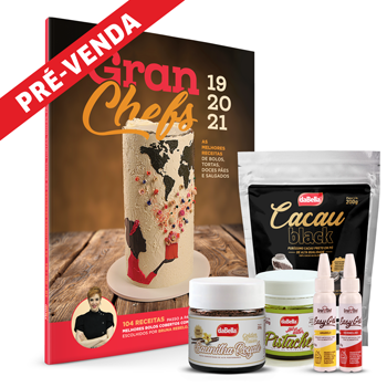 Promoção pré-venda Livro GRAN CHEFS 19/20/21 + kit de produtos