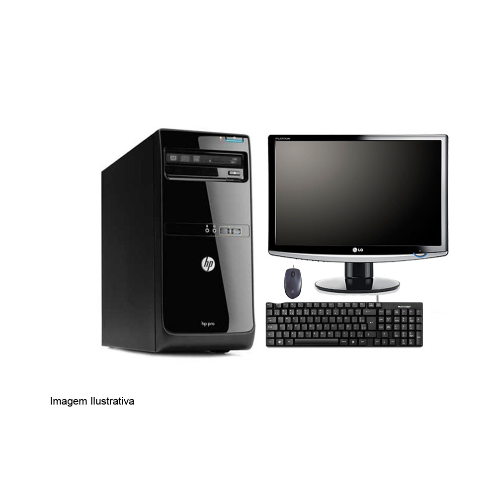 Computador Desktop HP Pro 3500 i5 3°Geração 4GB 500HD Monitor 17 Polegadas