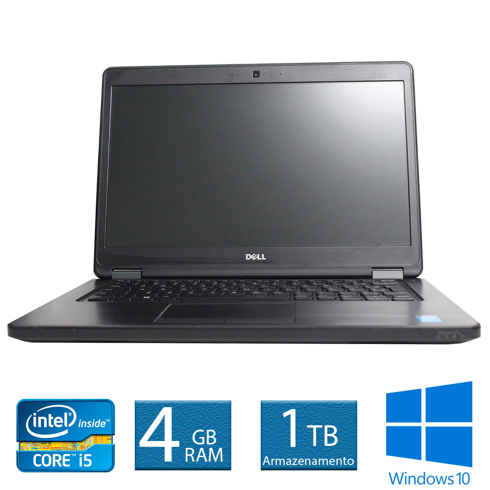 Usado: Notebook Dell Latitude E5450 i5 4GB 1TB