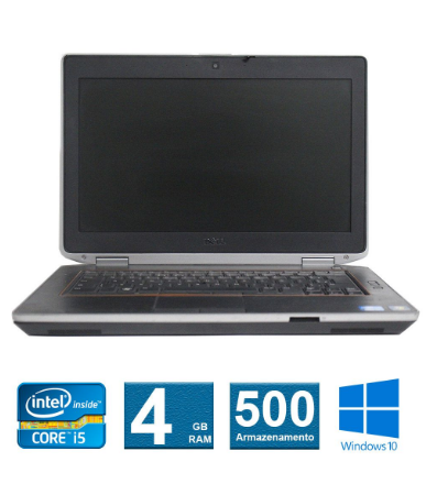 Usado: Notebook Dell Latitude E6420 i5 4GB 500GB