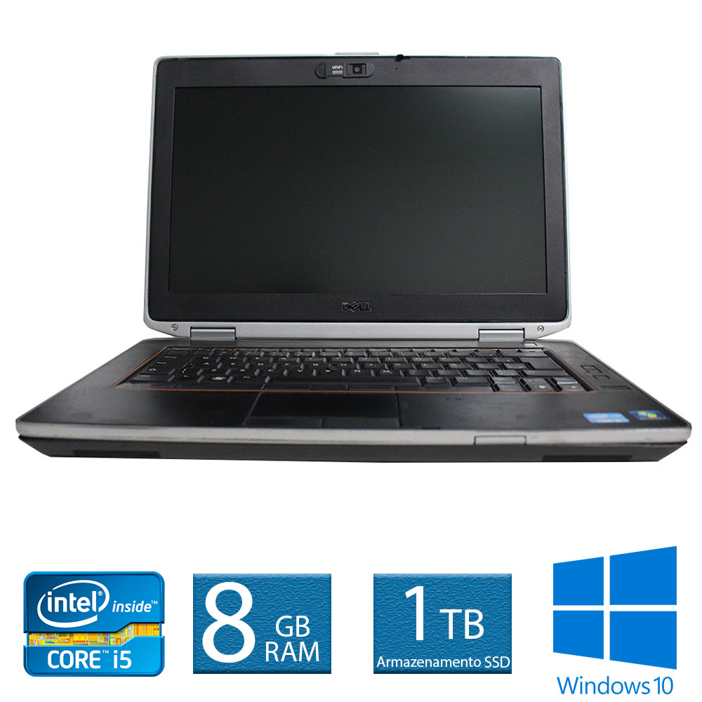 Usado: Notebook Dell Latitude E6420 i5 8GB 1TB