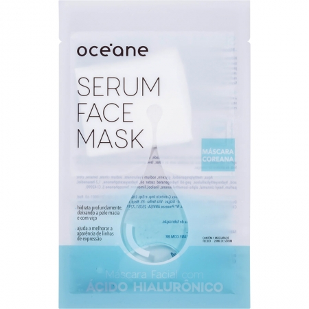 Máscara facial com sérum de ácido hialurônico Océane