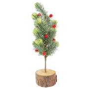 Mini árvore de Natal com berry 28 cm
