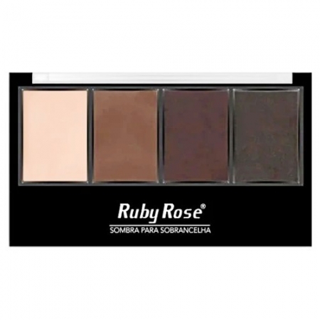 Paleta de sombras para sobrancelha Ruby Rose