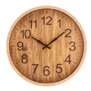 Relógio de parede Wood Lyor 25,4 cm