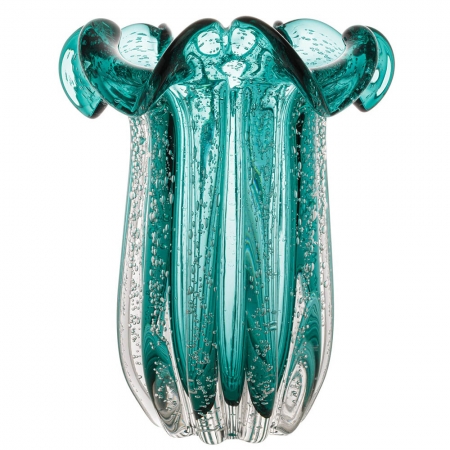 Vaso em vidro Tiffany Flat Italy Lyor 18x21