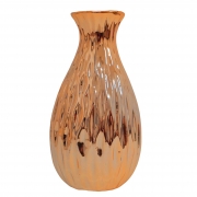 Vaso decorativo em cerâmica metalizada 11,5 cm