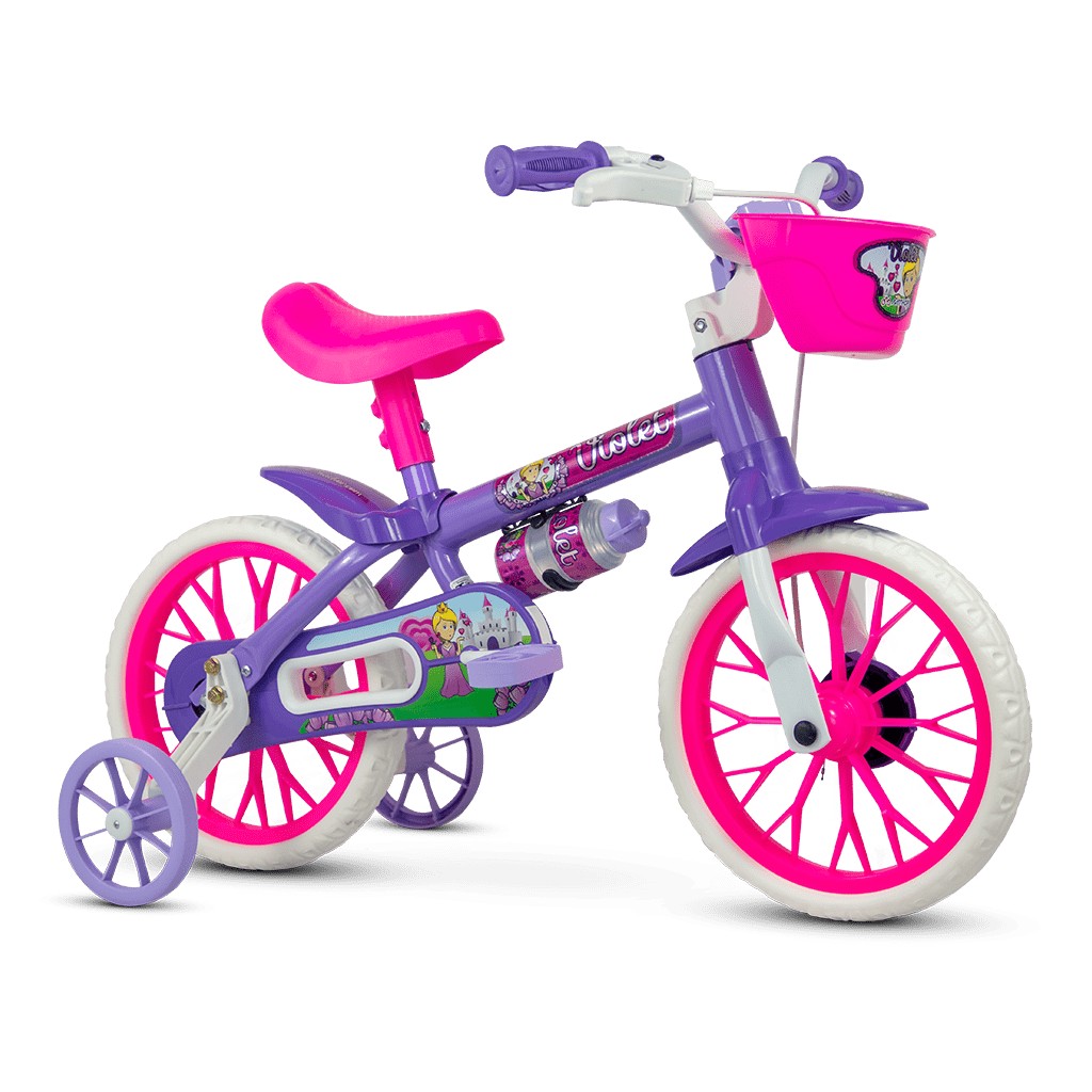Bicicleta infantil aro 12 Violet