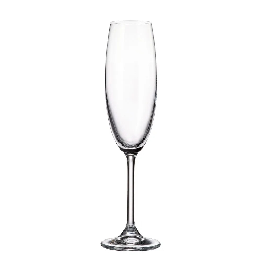 Taça de cristal Bohemia para champagne 220 ml