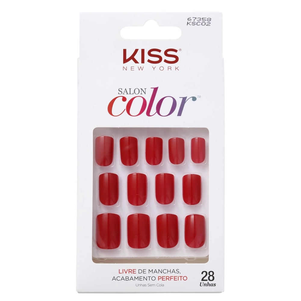 Unhas postiças Salon Color Kiss NY - New Girl