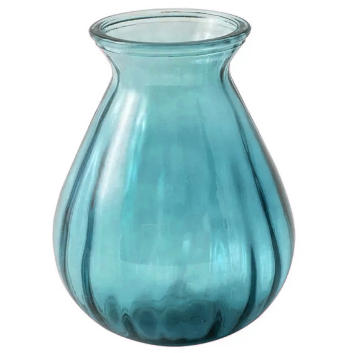 Vaso de vidro colorido 14,5 cm