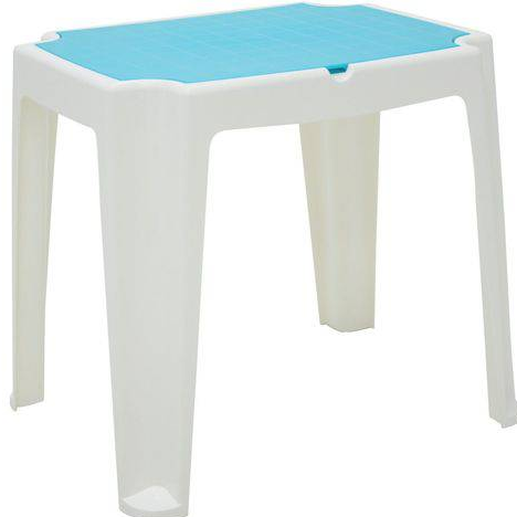 Mesa Plastica Infantil Tramontina Versa 92340/017 (branco/azul)