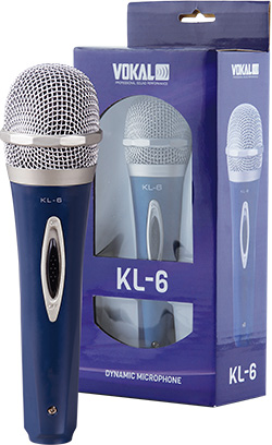 Microfone Com Fio Sonotec Vokal KL-6