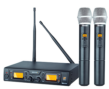 Microfone Sem Fio Profissional Staner SRW48D/HT48 (duplo)  DM9T127942N