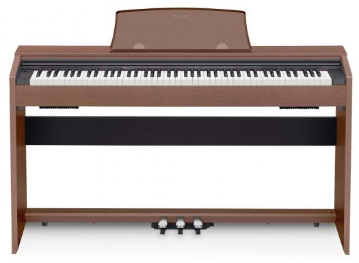 Piano Digital Casio Privia PX-770BN (marrom)