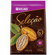 CHOCOLATE AMARGO SELEÇÃO 63% 2,05KG SICAO