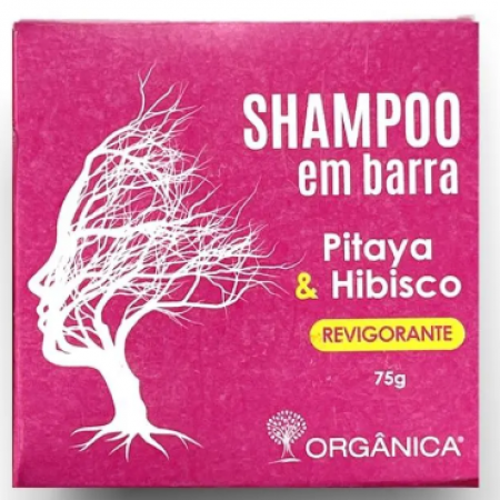 Shampoo em Barra Pitaya e Hibisco 75g - Orgânica