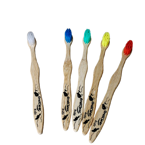 Escova de dente de bambu Kids Oralclear