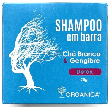 Shampoo em Barra Chá Branco e Gengibre 75g - Orgânica