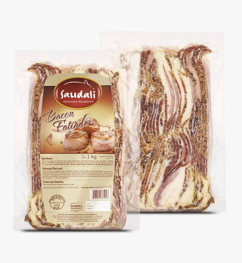 Bacon fatiado Saldali