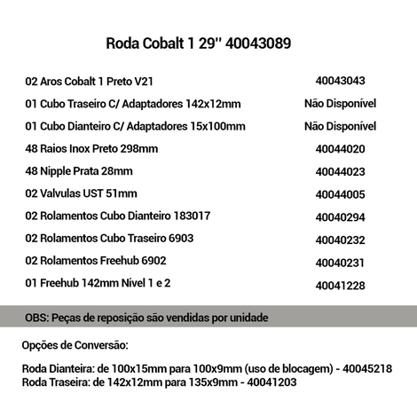 Roda Crank Brothers Cobalt 1 Preta Aro 29"