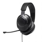 Fone Ouvido JBL Quantum 100 Headset over-ear para jogos, com fio e microfone flip-up