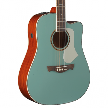 Violão Tagima Série Collecton Swell EQ Dreadnought Cutaway Turquoise Green