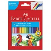 Canetinhas Hidrográficas 12 cores Faber Castell