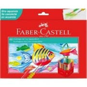 Lápis de Cor Aquarelável 60 cores Faber Castell
