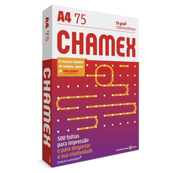 Papel Sulfite 75g A4 Chamex