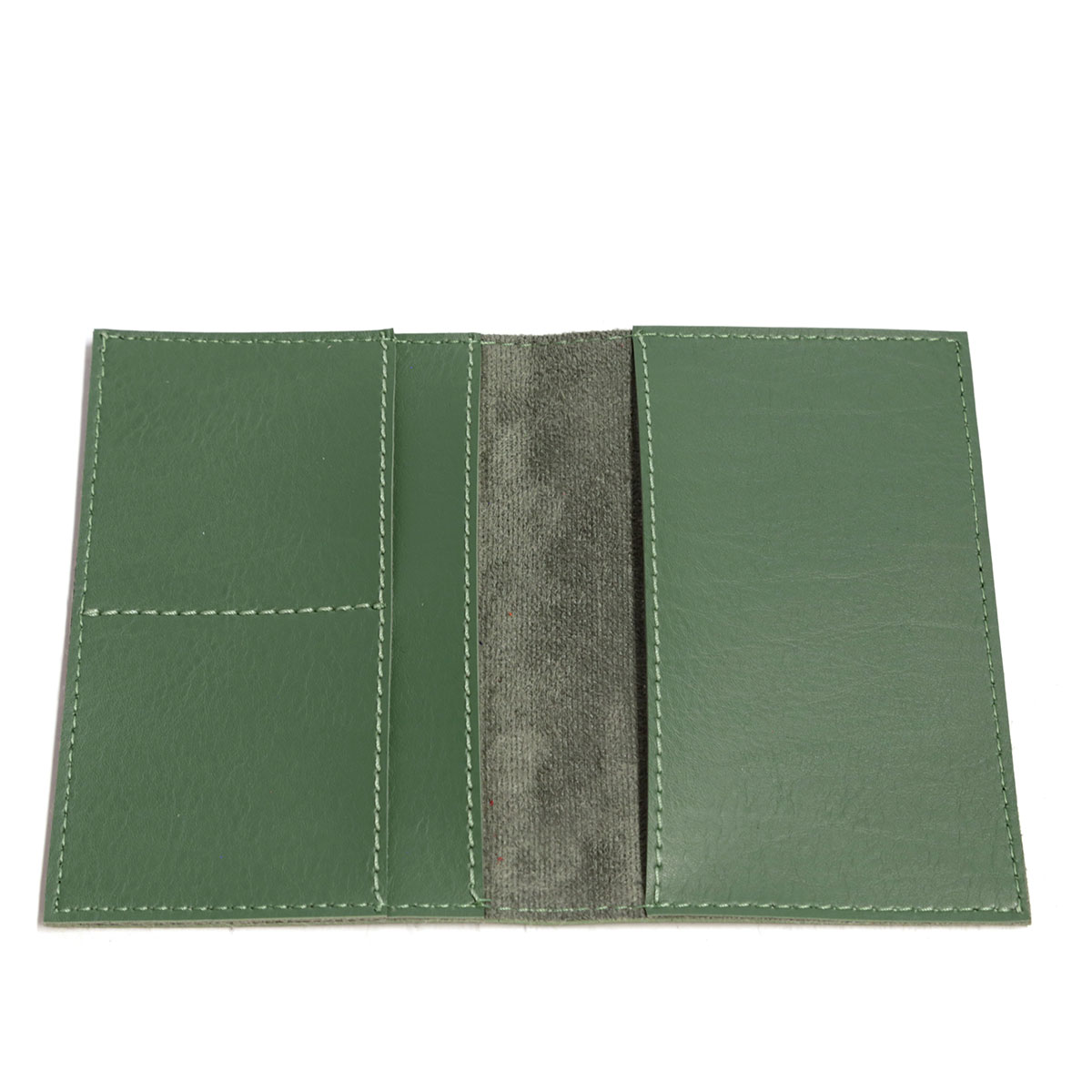 Porta passaporte com bolso (Montana Verde Musgo)