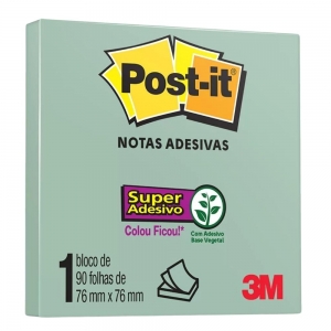Bloco Adesivo Post-it 76x76mm com 90 folhas - 3M