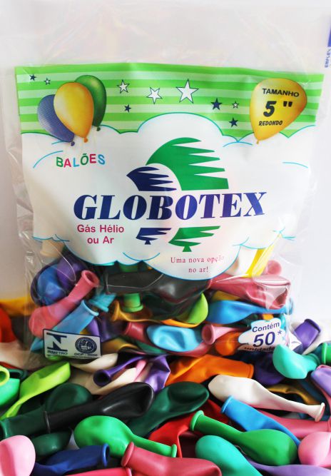 Balões/Bexigas 5" Redondo Globotex