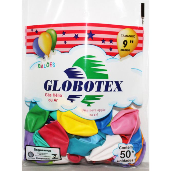 Balões/Bexigas 9" Redondo Globotex