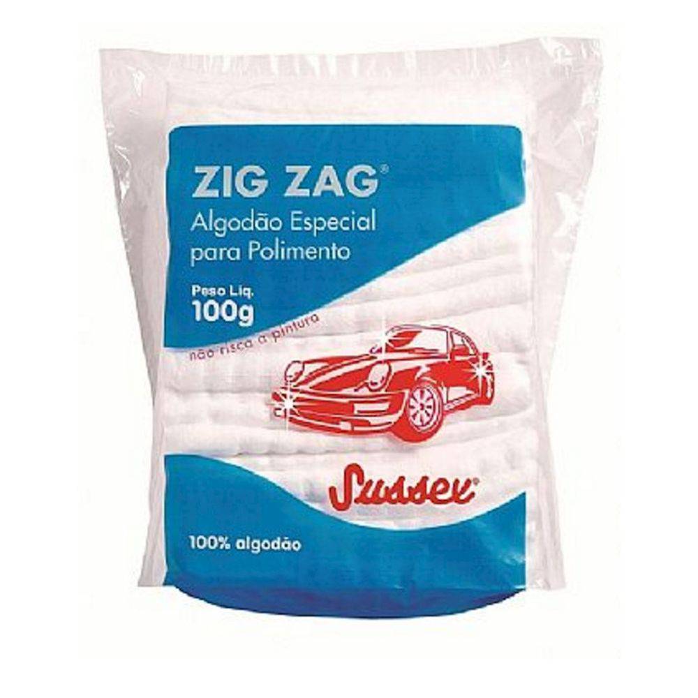 Algodão Para Polimento 100grs - Zig-Zag