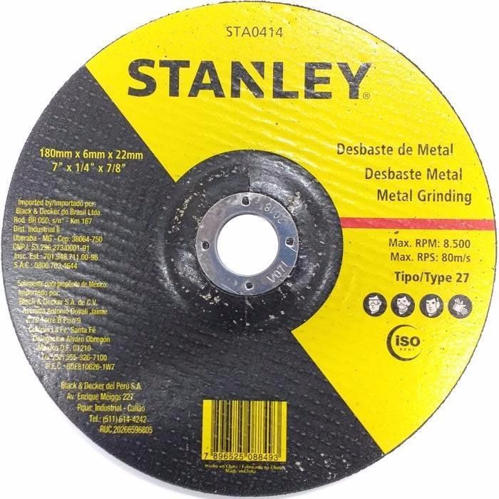 Disco Desbaste 7Pol 178mm x 6.4mm x 22.2mm STA0414 - Stanley