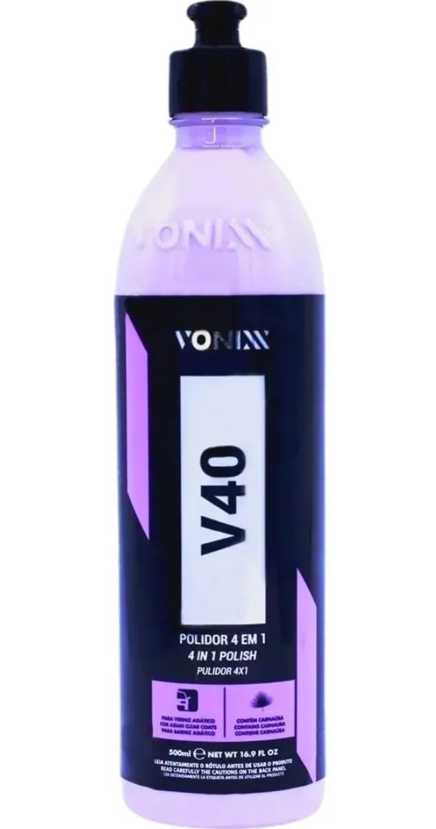 Polidor V40 4 em 1 P/Verniz Asiático 500ml - Vonixx