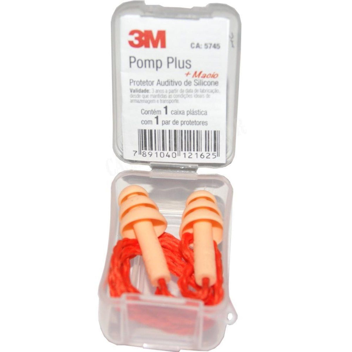 Protetor Auricular Silicone PomPlus - 3M