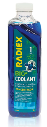Solução Arrefecimento Concentrado Bio Collant R-1922 Azul 1Litro - Radiex