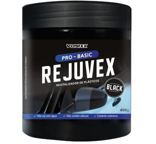 Rejuvex Black Revitalizador De Plásticos Externos 400g- Vonixx