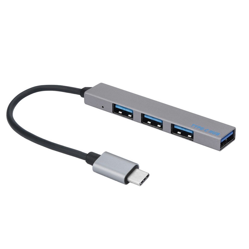 Cabo Adaptador Hub USB Tipo C com 4 Portas USB 3.0 - FlexInter