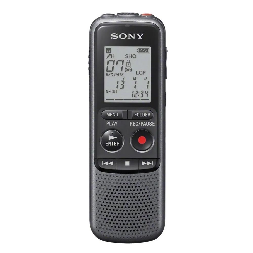 Gravador de Voz Digital Sony ICD-PX240 c/ 4GB e Grava em MP3 Até 1043 horas