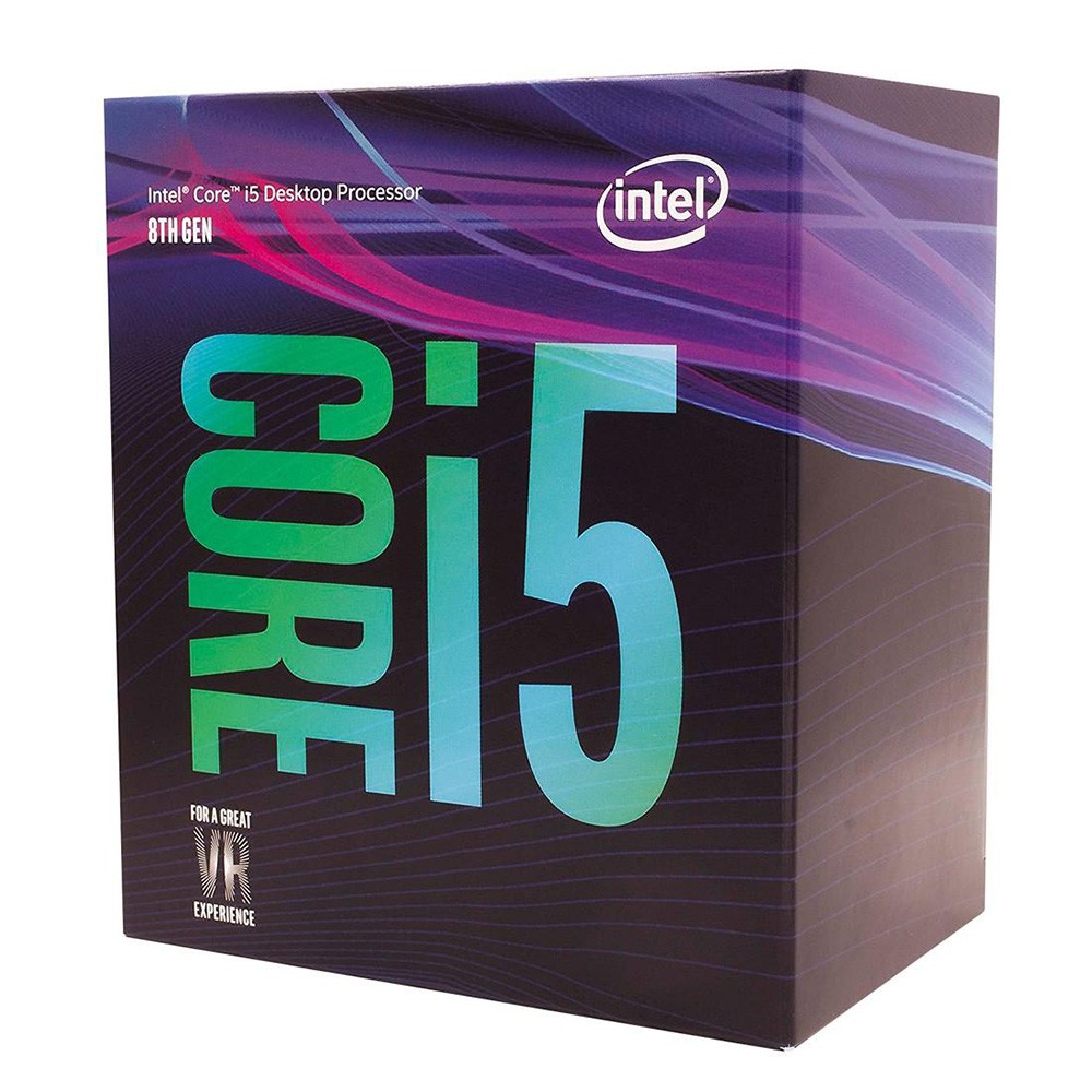 Processador Intel Core i5-8400 Coffee Lake, Cache 9MB, 2.8GHz (4GHz Max Turbo), LGA 1151 - BX80684I58400