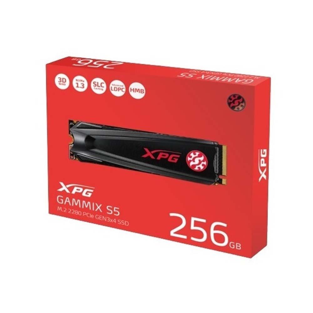 SSD M.2 256GB Adata XPG Gammix S5, Leitura 2100MB/s, Gravação 1200MB/s Agammixs5-256gt-c - 0088634-01