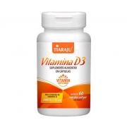 Tiaraju Vitamina D3 contém 60 cápsulas