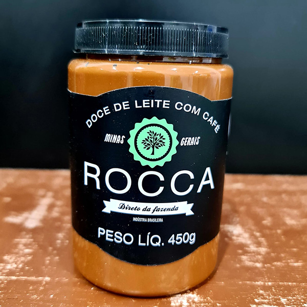 Doce de Leite com Café Premiado - Rocca - Caminho da Fazenda