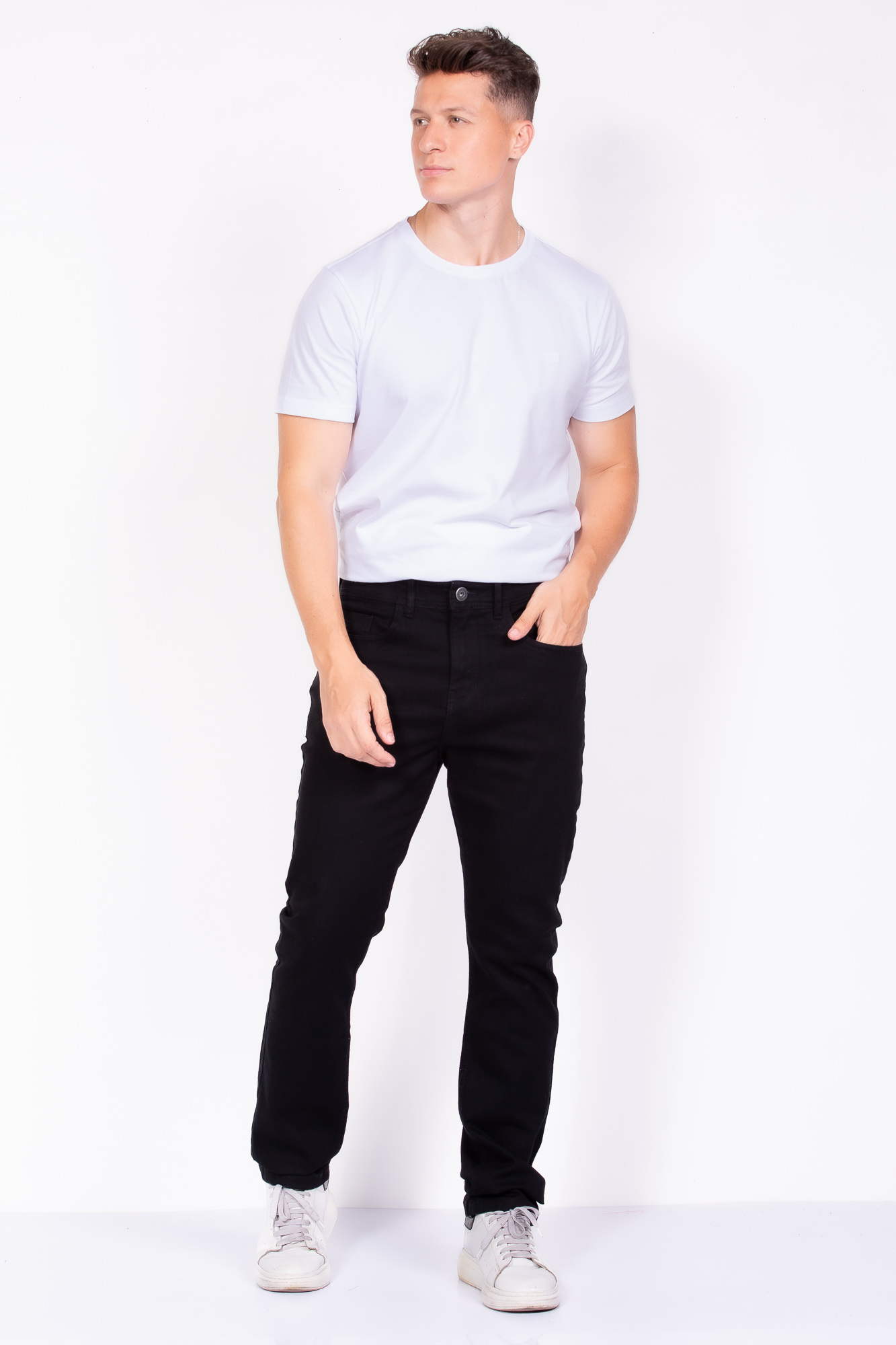 Calça jeans black amaciada regular