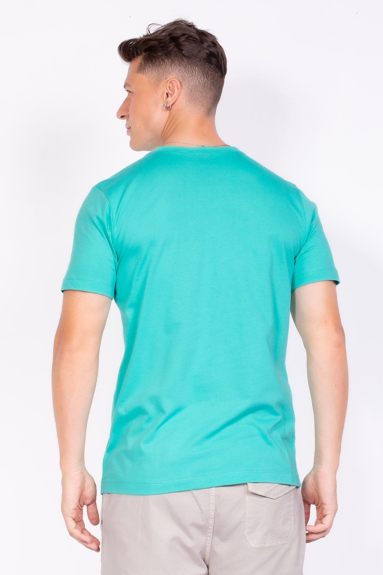 Camiseta Básica 100% algodão Verde esmeralda