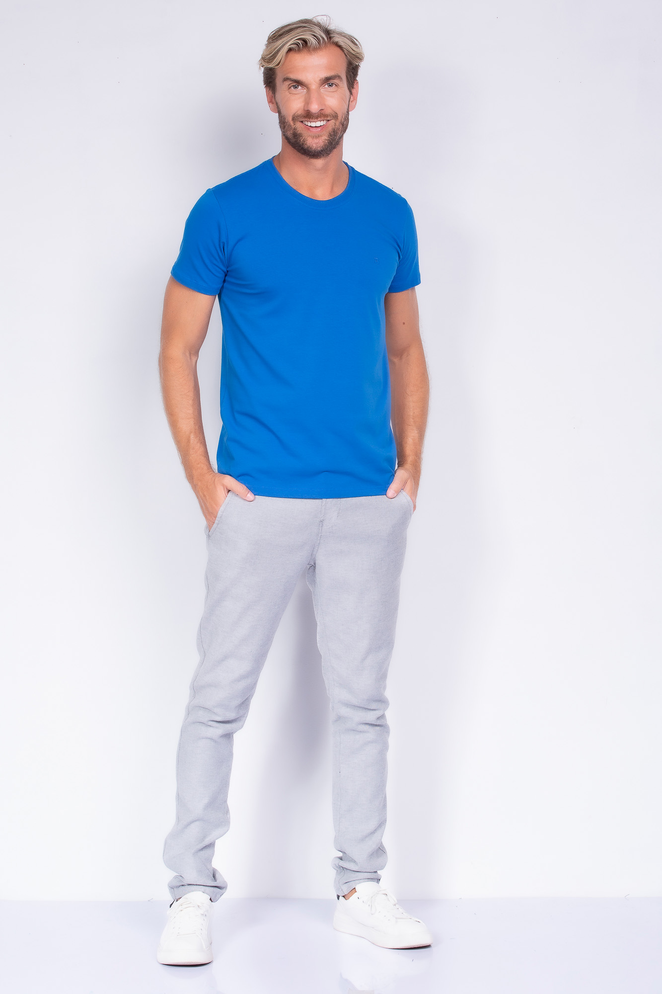Camiseta cottonFlex azul